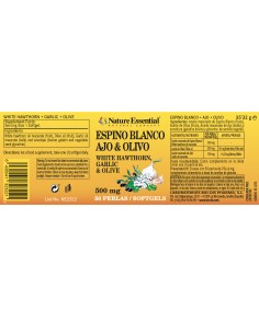 ESPINO BLANCO + AJO + OLIVO - NATURE ESSENTIAL - 500 MG -... 2