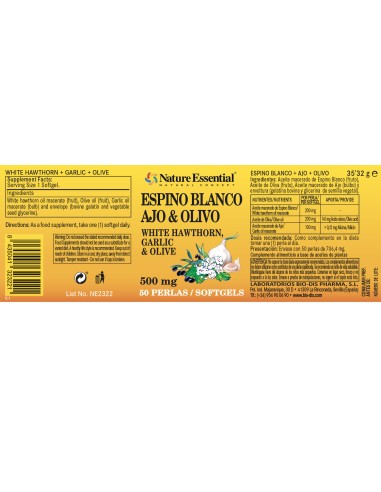 ESPINHO BRANCO + ALHO + AZEITE - NATURE...