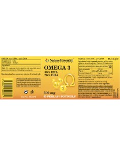 OMEGA 3 - 35% EPA 25% DHA - NATURE ESSENTIAL - 500 MG -... 2