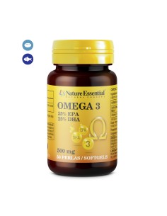 OMEGA 3 - 35% EPA 25% DHA - NATURE ESSENTIAL - 500 MG -...