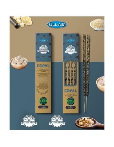 INCENSO DE COPAL ORGÂNICO 100% NATURAL -...