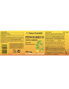FENO-GREGO - NATURE ESSENTIAL - 400 MG - 50 CÁPSULAS 2
