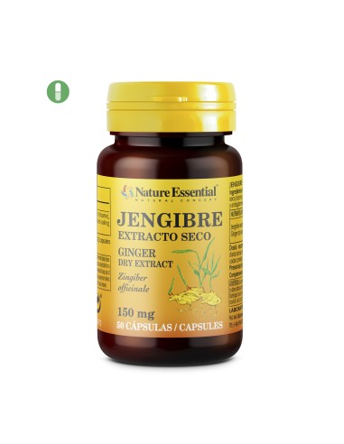 GENGIBRE - NATURE ESSENTIAL - 150 MG - 50 CÁPSULAS