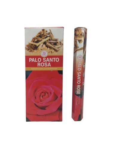 INCENSO PALO SANTO E ROSA - GOLOKA - 20 BARRAS