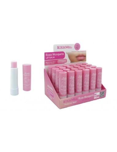 PROTETOR LABIAL TRANSPARENTE COM ÓLEO DE ROSA...