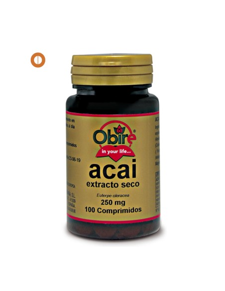 ACAI (EXTRACTO SECO) - OBIRE - 250 MG - 100 COMPRIMIDOS