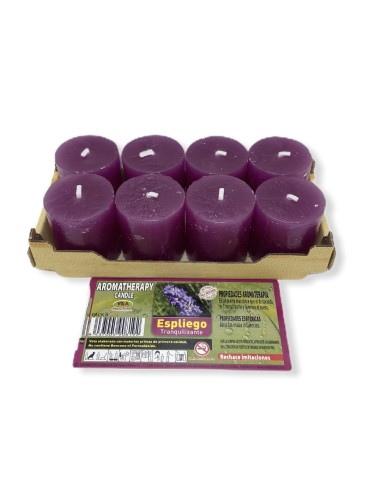 VELAS DE LAVANDA - TRANQUILIZANTE - CONJUNTO DE...