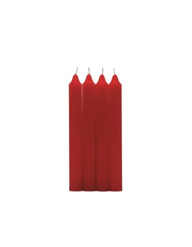 PACK 4 VELAS DE LA SUERTE AMOR Y PASIÓN - ROJO...
