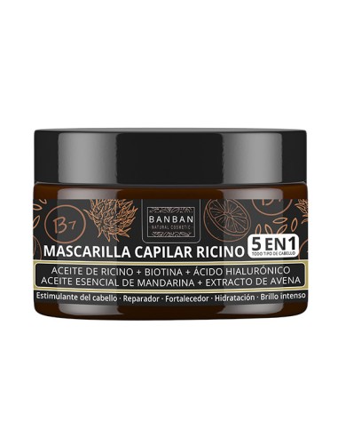 MÁSCARA CAPILAR DE RÍCINO - BANBAN - 250 ML