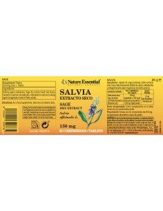 SALVIA - NATURE ESSENTIAL - 150 MG - 60 COMPRIMIDOS 2