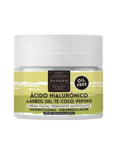 CREME FACIAL TE TREE E ÁCIDO HIALURÔNICO -...