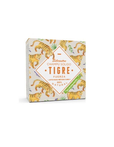 CHAMPU SOLIDO TIGRE - FUERZA - SILVESTRE - 60 GR