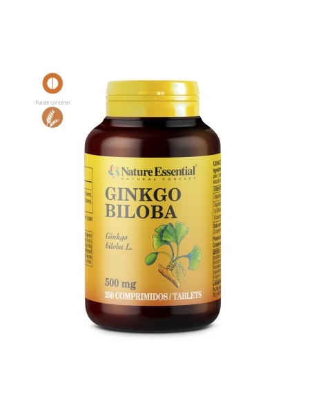GINKGO BILOBA - NATURE ESSENTIAL - 500 MG - 250 COMPRIMIDOS