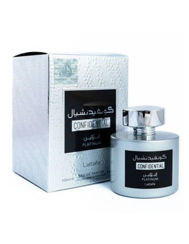PERFUME CONFIDENCIAL PLATINA - HOMEM - LATTAFA...