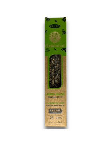 INCENSO DE CAPIM LIMÃO ORGÂNICO 100% NATURAL -...