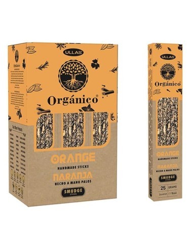 INCIENSO DE NARANJA ORGÁNICO 100% NATURAL -...