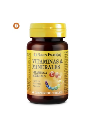 VITAMINAS Y MINERALES - NATURE ESSENTIAL - 60...