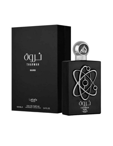 PERFUME THARWAH SILVER LATTAFA PRIDE - HOMEM -...