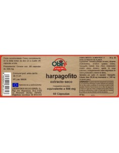 HARPAGOFITO (EXT. SECO) - OBIRE - 500 MG - 60 CÁPSULAS 2