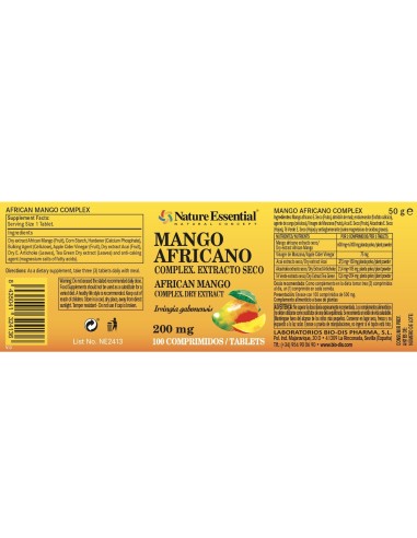 MANGO AFRICANO COMPLEX - NATURE ESSENTIAL - 200...