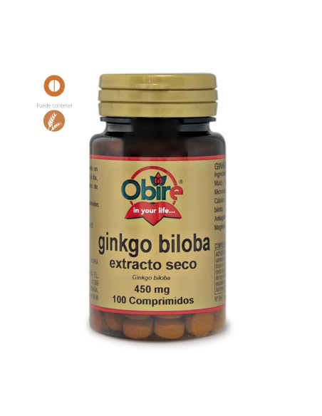 GINKGO BILOBA - OBIRE - 450 MG - 100 COMPRIMIDOS