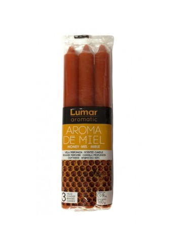 PACK 3 VELAS PERFUMADAS MIEL - VELAS ESOTERICAS...