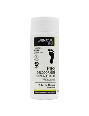 PÓ DE ALUM DESODORIZANTE NATURAL PARA PÉS -...