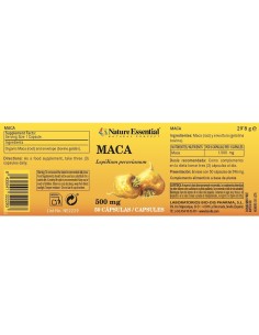 MACA - NATURE ESSENTIAL - 500 MG - 50 CÁPSULAS 2