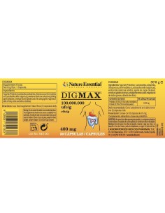 DIG MAX - NATURE ESSENTIAL - 400 MG - 50 CÁPSULAS 2