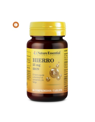 HIERRO - NATURE ESSENTIAL - 25 MG - 50 COMPRIMIDOS