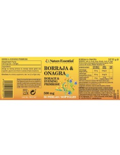 BORAGEM + EVENING PRIME - NATURE ESSENTIAL - 500 MG - 50... 2
