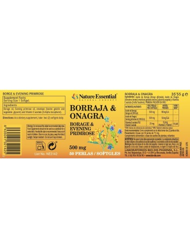 BORAGEM + EVENING PRIME - NATURE ESSENTIAL -...