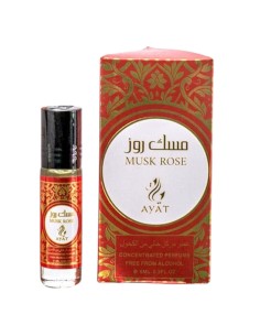 PERFUME MUSK ROSE - MULHER - AYAT PERFUMES - 6ML