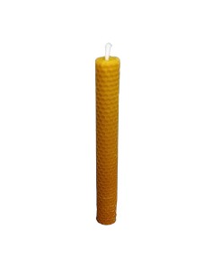VELA DE MIEL ARTESANAL - HECHA CON PANELES DE CERA VIRGEN...