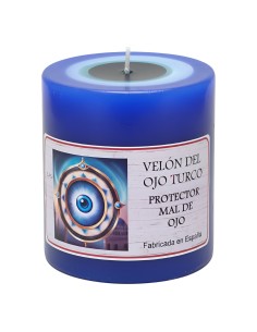 VELA OLHO DE TURCO - VELAS ESOTÉRICAS - 100% NATURAL