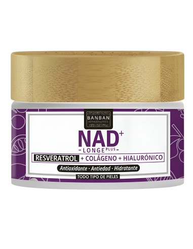CREMA FACIAL NAD CON RESVERATROL - BANBAN - 50 Ml