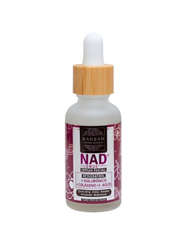 SERUM FACIAL NAD CON RESVERATROL - BANBAN - 30 Ml