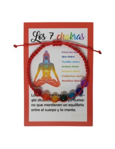PULSEIRA ESOTÉRICA 7 CHAKRAS VERMELHA