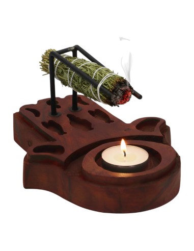 QUEIMADOR MÃO DE FÁTIMA PARA PALO SANTO E...