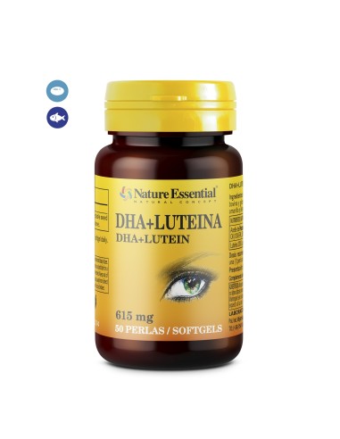 DHA + LUTEINA - NATURE ESSENTIAL - 615 MG - 50...