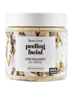 PEELING FACIAL COM FARELO DE ARROZ - ROSE&ROSE - 200 ML