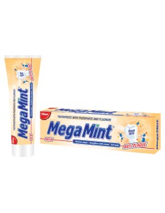 PASTA DE DENTES ANTI-PLACA MEGAMINT - ROSE&ROSE - 150 ML