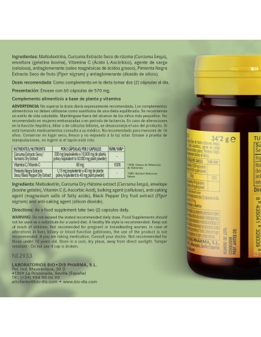 CÚRCUMA COMPLEX - NATURE ESSENTIAL - 5000 MG -...