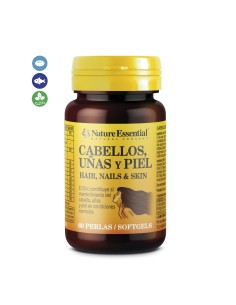 CABELLO, UÑAS Y PIEL - NATURE ESSENTIAL - 540 MG - 60 PERLAS