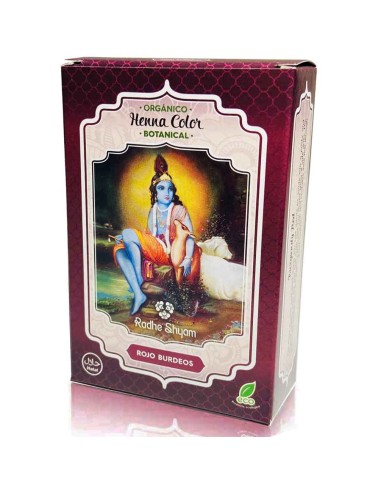 HENNA RADHE SHYAM - BOTANICAL - ROJO BURDEOS POLVO