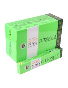 INCENSO CITRONELA - NAG GOLDEN - VARAS DE INCENSO - 15GR