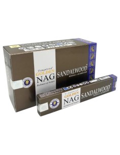 INCENSO DE SÂNDALO - NAG GOLDEN - VARAS DE INCENSO - 15G