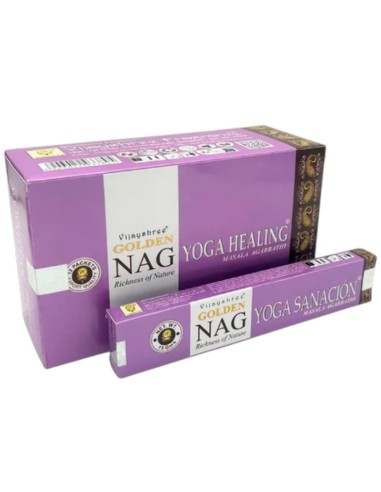 INCIENSO YOGA SANADOR - NAG GOLDEN - VARITAS DE...