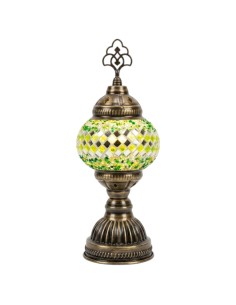 LÂMPADA TURCA DE MESA - MOSAICO - TAMANHO 1