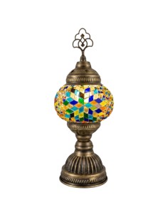 LÂMPADA TURCA DE MESA - MOSAICO - TAMANHO 1